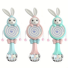 Baby Bell Drum Rabbit Hand Shake Bell Toy