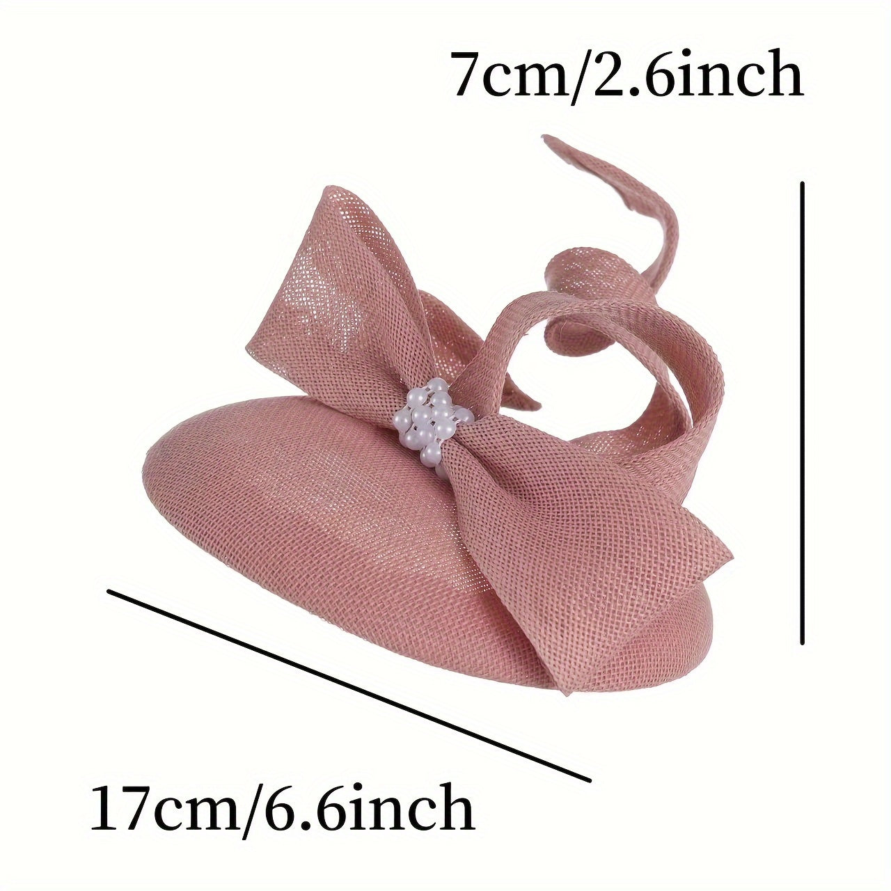 Mesh Flower Rhinestone Bridal Fascinator