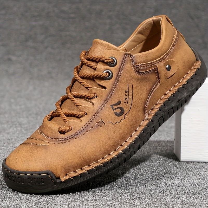 Men's Retro Stitch Non Slip Loafer Shoes