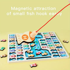 Educational Wooden Letter Fishing Game for Kids