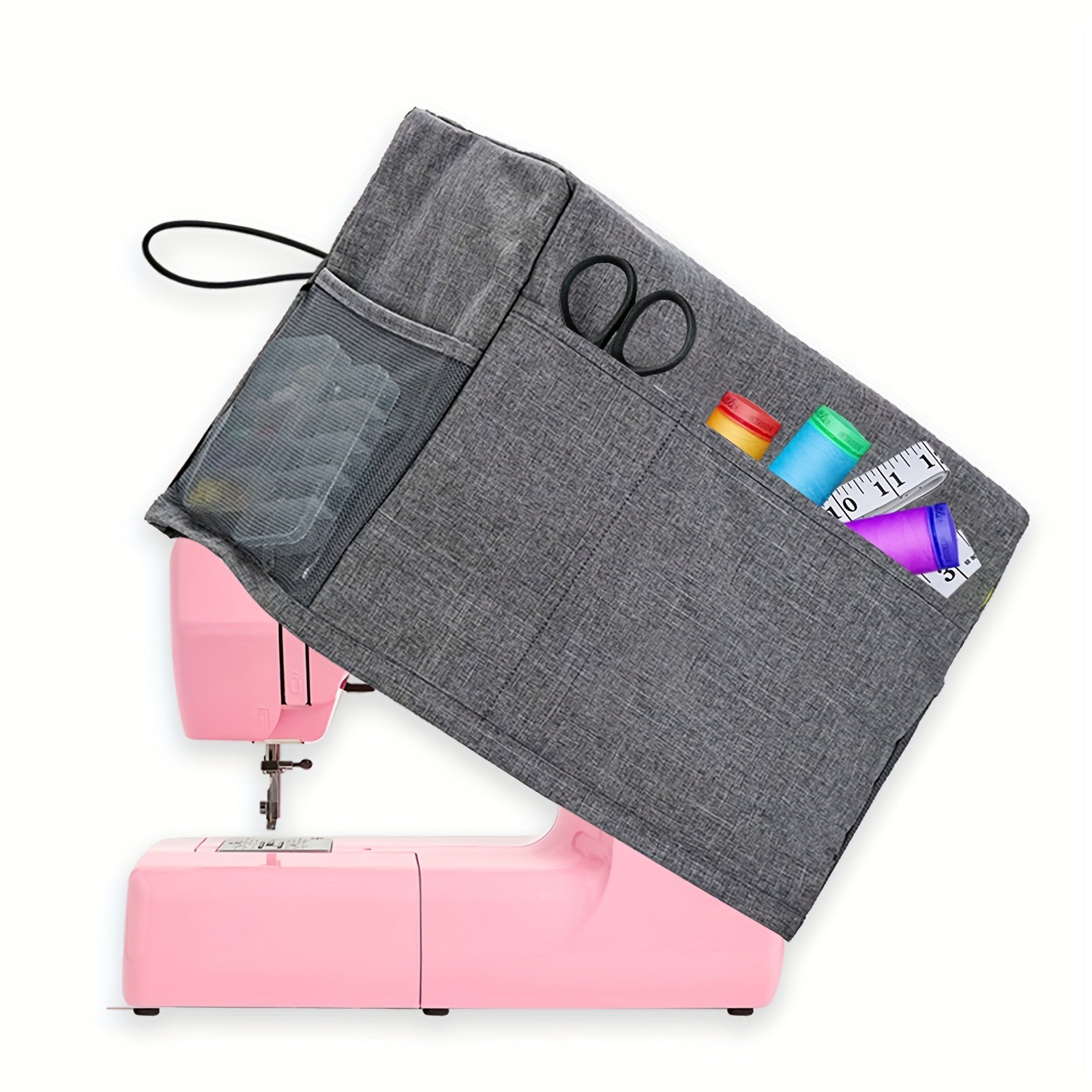 Sewing Machine Case Cover With Pockets Storage Bag Organizer For Travel