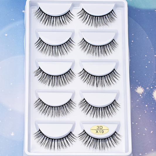 5 Pairs 3D Mink False Eyelashes Fluffy Long Dramatic Natural False Eyelashes