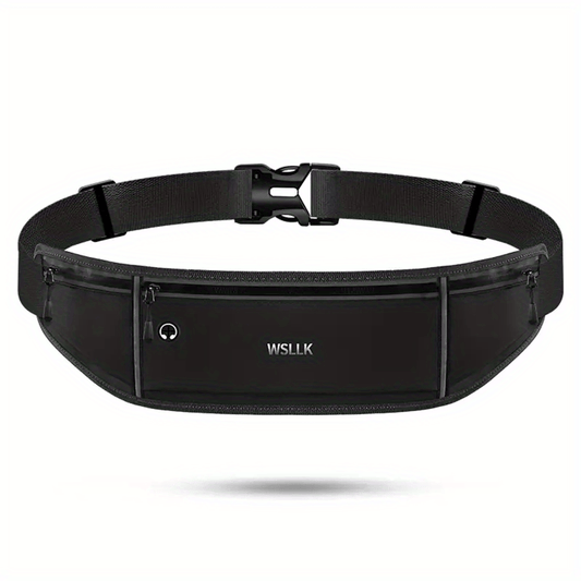 Reflective Running Waist Bag with Phone Storage and Tactical Belt