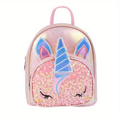 Sequin Unicorn Shoulder Backpack for Kids