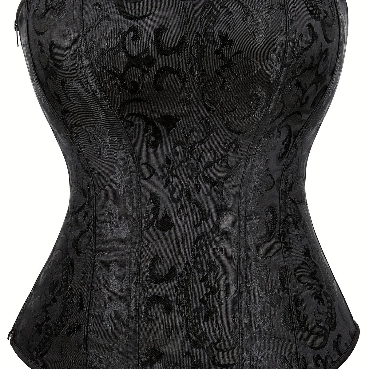 Strapless Corset Bustier Tummy Control Lace Up Body Shaper
