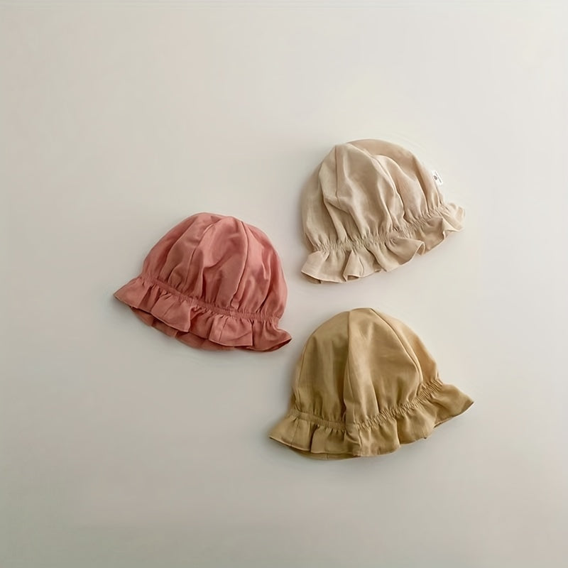 Baby Sunshade Fisherman Hat Basin Cap Breathable Thin
