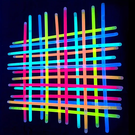 50pcs Glow Stick DIY Party Decoration Halloween Christmas Supplies