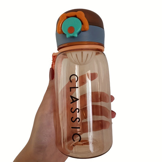 Sport Water Cup w/ Filter Plastic Bottle for Daily & Outdoor Use