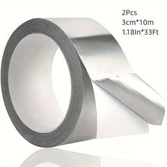 2pcs Silver Aluminum Tape Foil Tape with Adhesive Backing