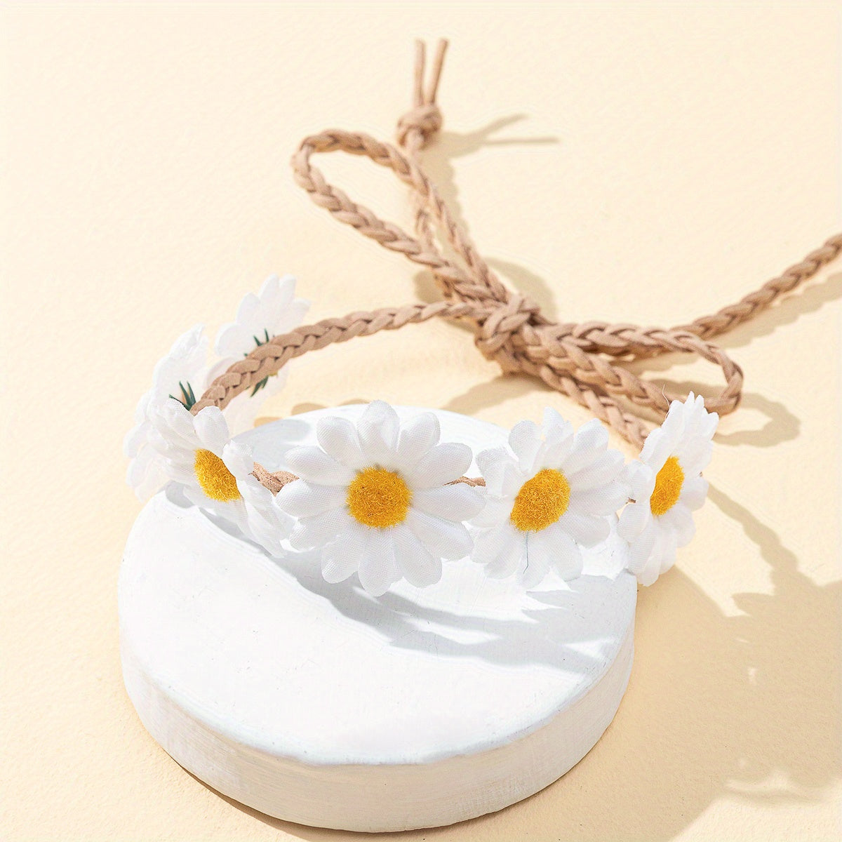 Sunflower Headband Bohemian Garland Hair Accessories Elastic Flower Crown