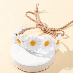 Sunflower Headband Bohemian Garland Hair Accessories Elastic Flower Crown