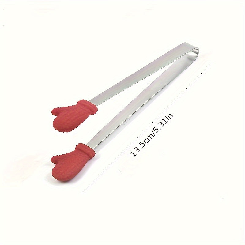 Cartoon Food Tong Mini Stainless Steel Serving Tong
