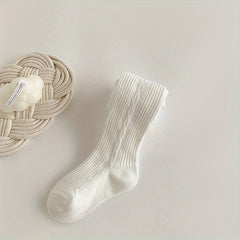 Girls Knit Leggings Baby Children Tights Pants Stockings