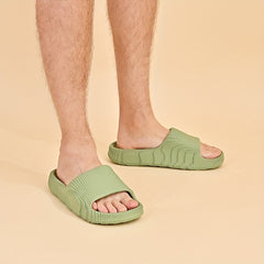 Men's Cloud Slides Pillow Slippers Open Toe Shoes Indoor Outdoor Non-Slip