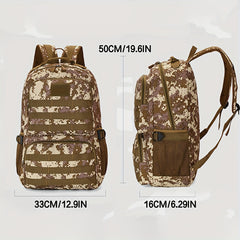 Large Capacity Camouflage Backpack for Outdoor Travel