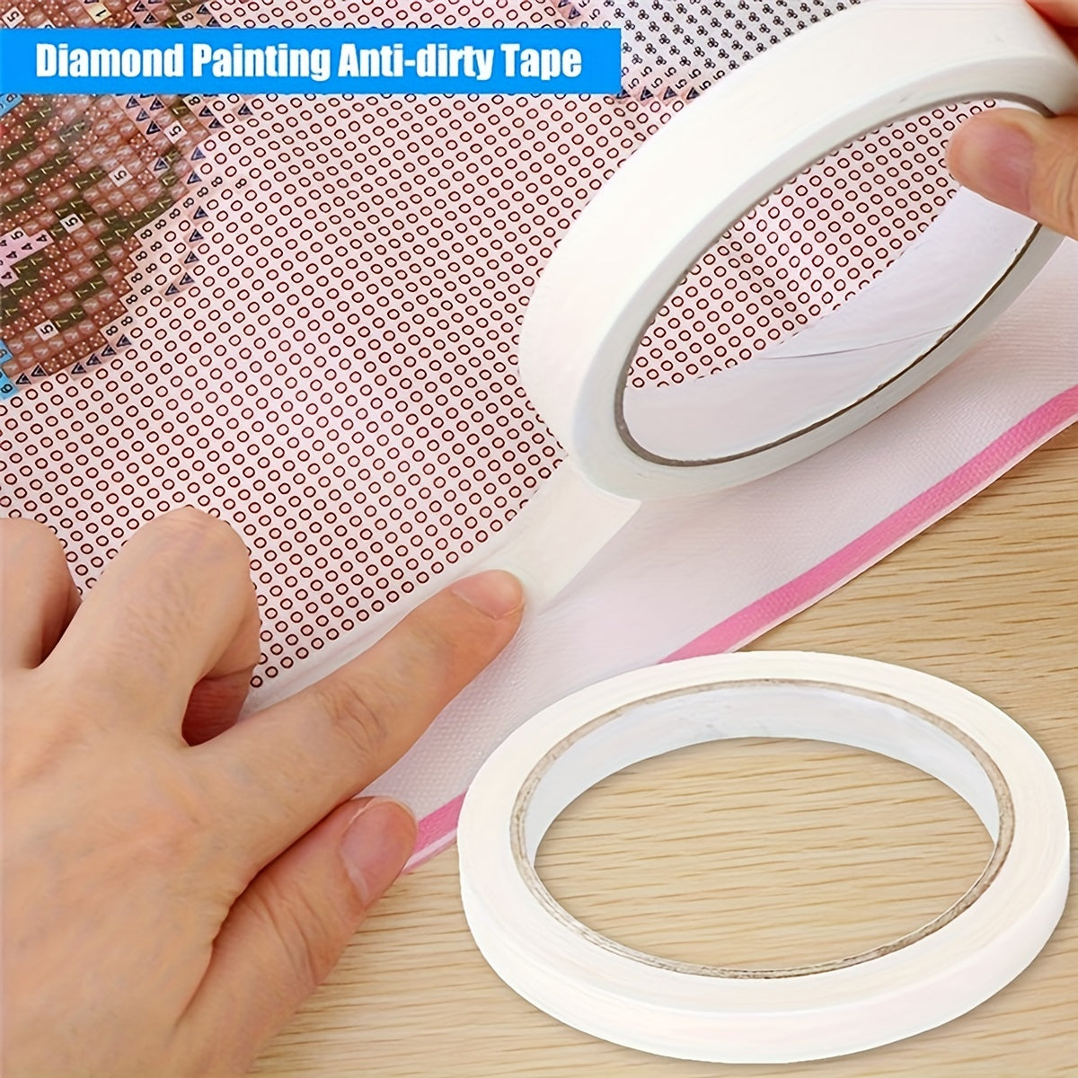 1pc Diamond Painting Anti Dirty Tape Single Sided Paper Tape