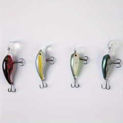 5pcs Bionic Fishing Lure Hard Bait With Treble Hook