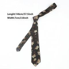 Yellow Flower Tie For Men