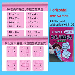 Addition & Subtraction Workbook up to 100 with Handwriting Practice