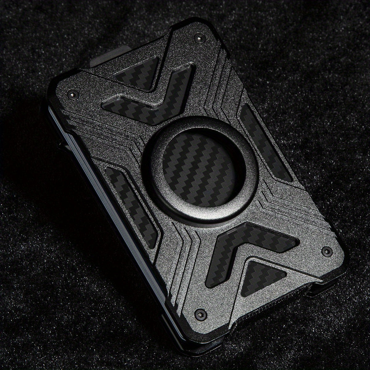Men's RFID Blocking Aluminum Alloy Card Holder with Tracker Card