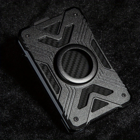 Men's RFID Blocking Aluminum Alloy Card Holder with Tracker Card