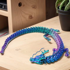 3D Printed Laser Dragon Model Collectible Ornament Home Decor