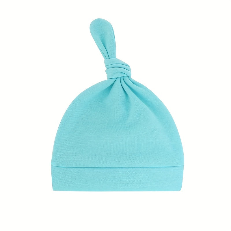 0-3 Months Baby Knotted Hat for Boys and Girls Spring Summer Autumn