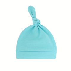 0-3 Months Baby Knotted Hat for Boys and Girls Spring Summer Autumn