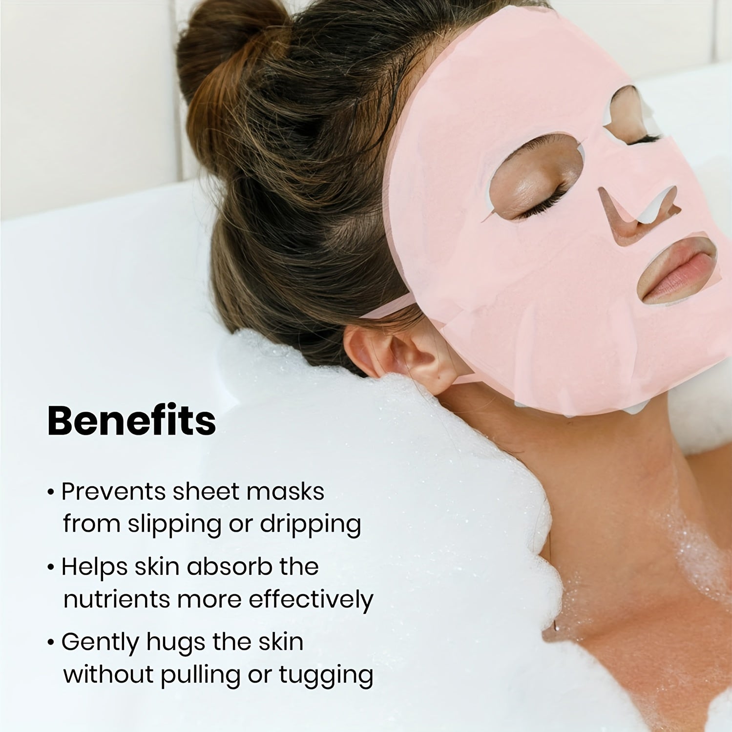 3D Silicone Facial Masks for Skin Moisturizing Anti Evaporation Patches