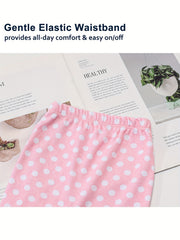 2 Pcs Comfy 100% Cotton Pants For Baby Girls 3-6 Months