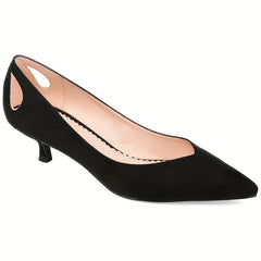 Women's Pointed Toe Kitten Heels Versatile Office Work Shoes