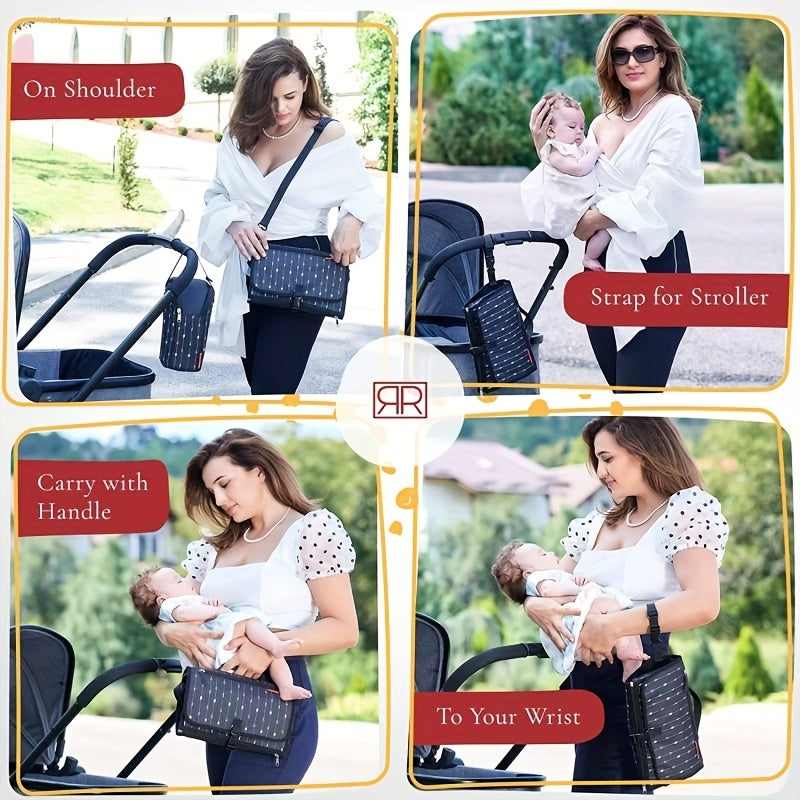 Baby Outdoor Foldable Changing Pad Baby Travel Portable Diaper Pad