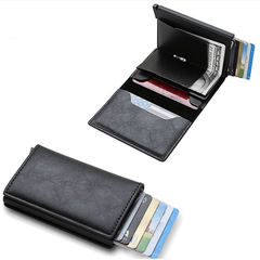 RFID Blocking Automatic Pop Up Credit Card Holder Case