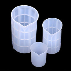 Silicone Measuring Cup DIY Crystal Drop Gel Silicone Mold With Scale