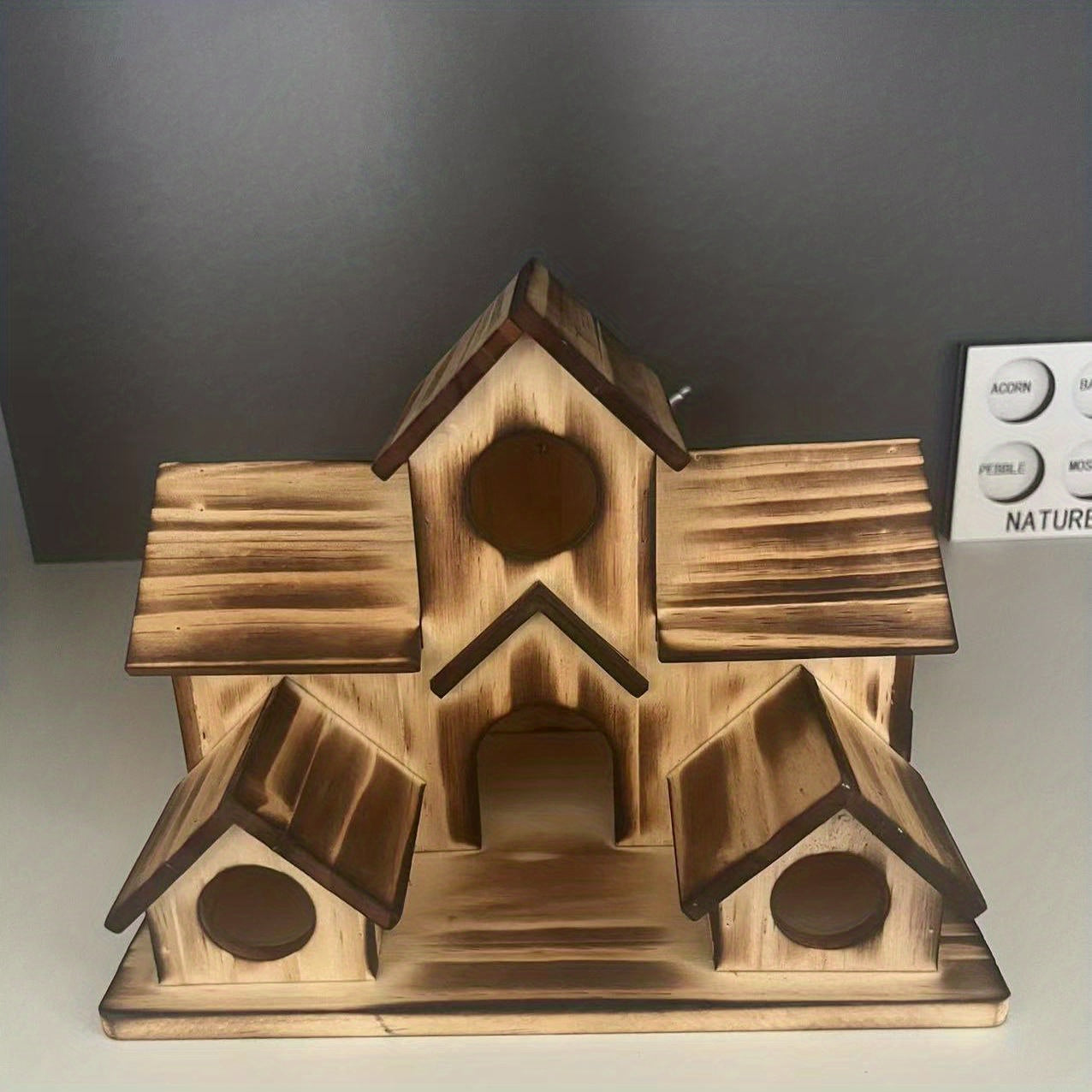 Stylish Wooden Bird House for Outdoor Garden Du00e9cor