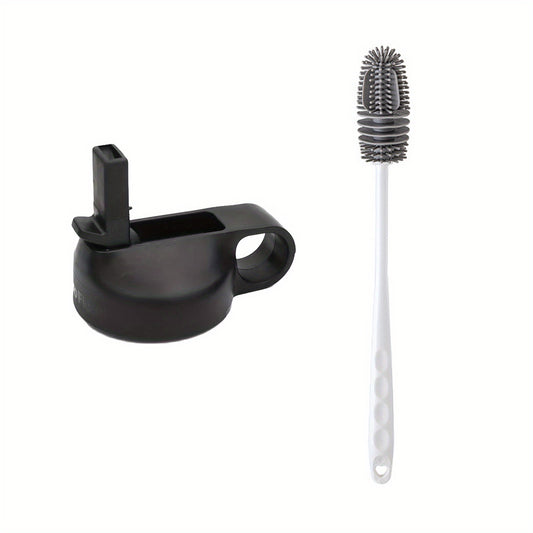 Water Bottle Lid w/ Silicone Brush for Insulated Cup Standard Mouth