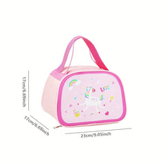 1pc Cartoon Insulation Bag Large Capacity Lunch Bag