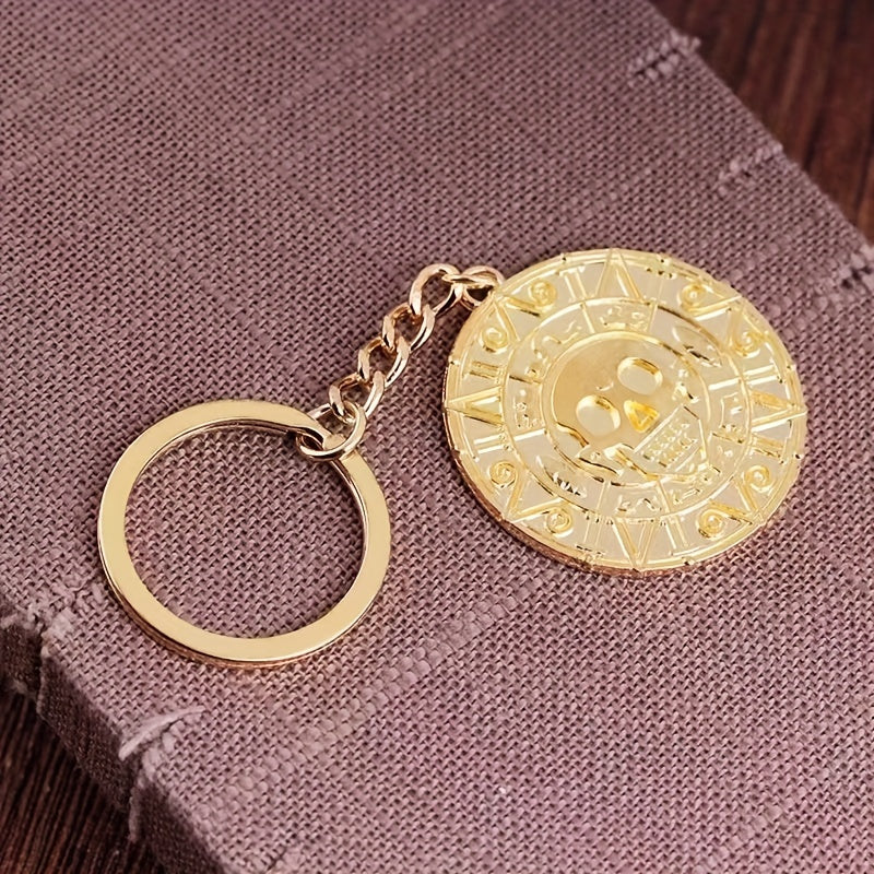 Y2K Cartoon Anime Skull Punk Metal Keychain Bag Car Charm Friends Gift