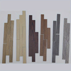 Wooden Floor Tiles Herringbone Pattern Natural Wood Tones
