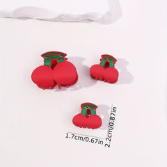 3pcs Cherry Shaped Hair Claw Clip for Girls Baby Sweet Hair Clip