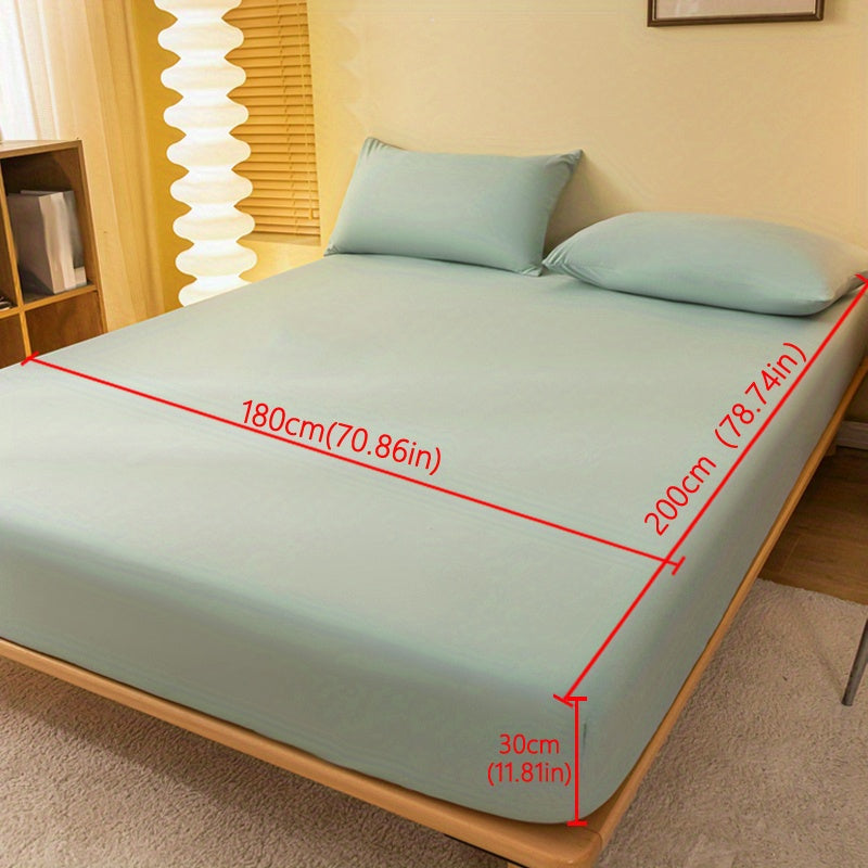 Soft Brushed Fitted Sheet Comfortable Bedding Dark Green