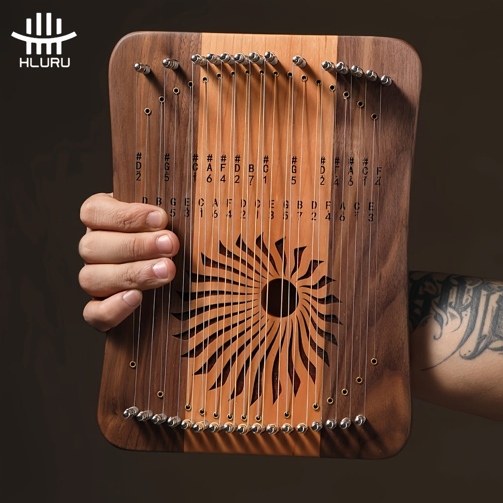 Hluru Lyre 17 31 Stringed Lyre Finger Playing Strings Thumb Piano Veneer Harp