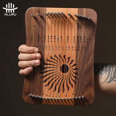 Hluru Lyre 17 31 Stringed Lyre Finger Playing Strings Thumb Piano Veneer Harp