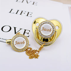 Glitter Crystal Personalized Pacifier for Baby