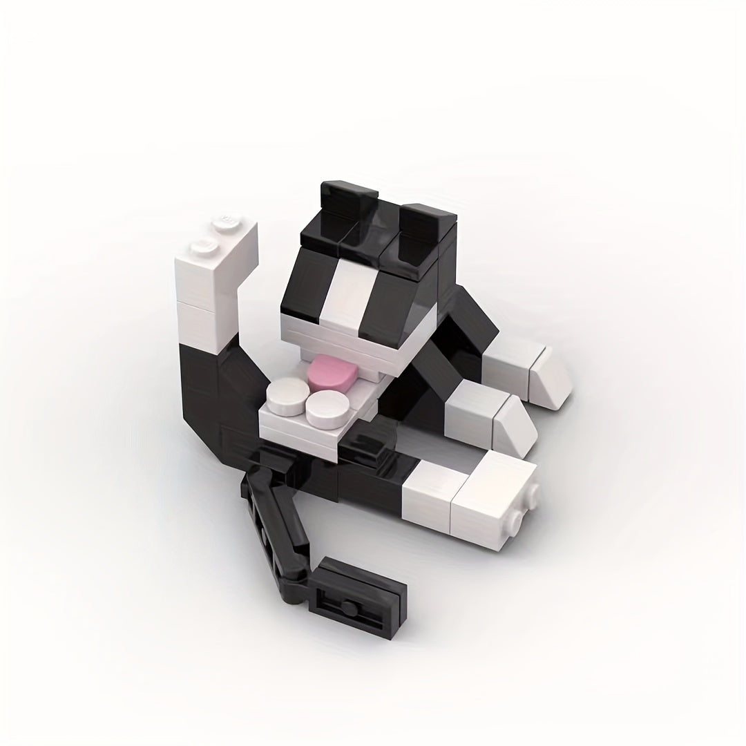 MOC Building Blocks Cat & Dog Creative DIY Toy for Teens & Adults