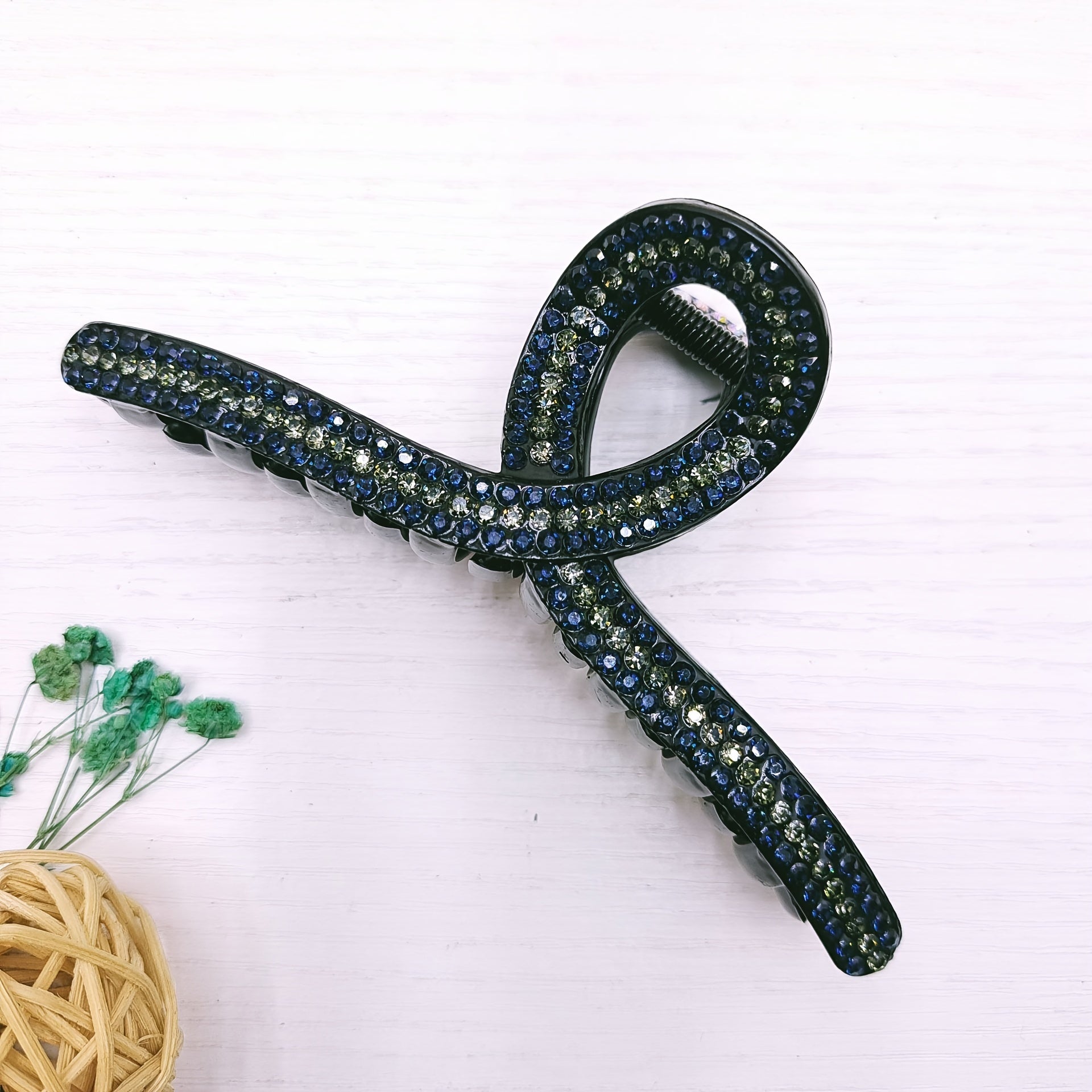 Rhinestone Hair Claw Non Slip Hair Clips Women Hair Accessories