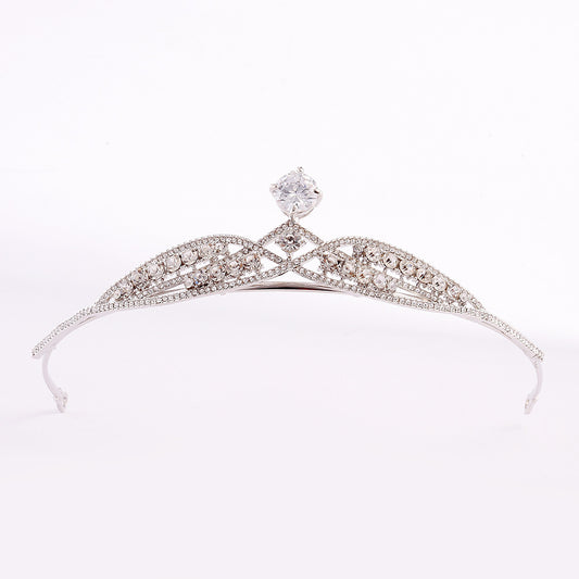 Crystal Wedding Headband Bride Tiara Crown Headwear