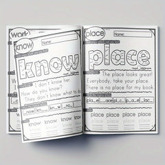 First Sight Words Worksheets High Frequency Word Practice for Early Readers