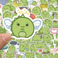 50pcs Cute Little Dinosaur Stickers for Kids