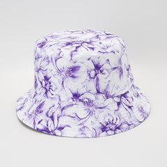 Print Double Sided Bucket Hat Sun Protection Outdoor Hat